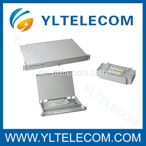 Geöffnetem Deckel FO Patchpanel